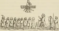 An illustration from Éléments d'épigraphie assyrienne : les écritures cunéiformes, exposé des travaux qui ont préparé la lecture et l'interprétation des inscriptions de la Perse et de l'Assyrie (1864)