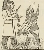 An illustration from Éléments d'épigraphie assyrienne : les écritures cunéiformes, exposé des travaux qui ont préparé la lecture et l'interprétation des inscriptions de la Perse et de l'Assyrie (1864)