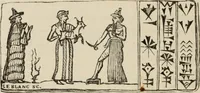 An illustration from Éléments d'épigraphie assyrienne : les écritures cunéiformes, exposé des travaux qui ont préparé la lecture et l'interprétation des inscriptions de la Perse et de l'Assyrie (1864)