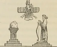 An illustration from Éléments d'épigraphie assyrienne : les écritures cunéiformes, exposé des travaux qui ont préparé la lecture et l'interprétation des inscriptions de la Perse et de l'Assyrie (1864)