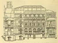 An illustration from Éléments et théorie de l'architecture; cours professé à l'École nationale et spéciale des beaux-arts (1909)