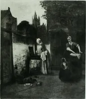 An illustration from Catalogue of a loan exhibition of paintings by old Dutch masters held at the Metropolitan Museum of Art in connection with the Hudson-Fulton celebration, September-November, MCMIX (1910)