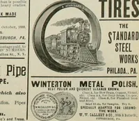 An illustration from The locomotive engineer (1888)
