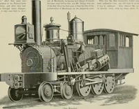 An illustration from The locomotive engineer (1888)