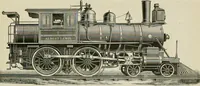 An illustration from The locomotive engineer (1888)