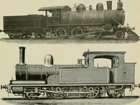 An illustration from The locomotive engineer (1888)