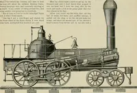 An illustration from The locomotive engineer (1888)