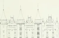 An illustration from L'oeuvre de Puig Cadafalch, architecte, 1896-1904 : architecture, décoration, mobilier, serrurerie, carrelages, &c, & (1904)