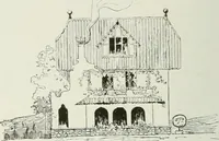An illustration from L'oeuvre de Puig Cadafalch, architecte, 1896-1904 : architecture, décoration, mobilier, serrurerie, carrelages, &c, & (1904)