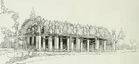 An illustration from L'oeuvre de Puig Cadafalch, architecte, 1896-1904 : architecture, décoration, mobilier, serrurerie, carrelages, &c, & (1904)