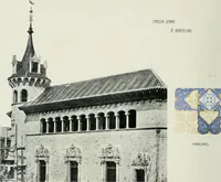 Picture 159 of 183 from L'oeuvre de Puig Cadafalch, architecte, 1896-1904 : architecture, décoration, mobilier, serrurerie, carrelages, &c, & (1904), leaf 119