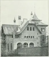 An illustration from L'oeuvre de Puig Cadafalch, architecte, 1896-1904 : architecture, décoration, mobilier, serrurerie, carrelages, &c, & (1904)