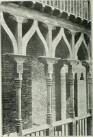 An illustration from L'oeuvre de Puig Cadafalch, architecte, 1896-1904 : architecture, décoration, mobilier, serrurerie, carrelages, &c, & (1904)