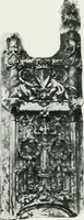 An illustration from L'oeuvre de Puig Cadafalch, architecte, 1896-1904 : architecture, décoration, mobilier, serrurerie, carrelages, &c, & (1904)