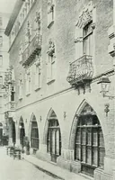 An illustration from L'oeuvre de Puig Cadafalch, architecte, 1896-1904 : architecture, décoration, mobilier, serrurerie, carrelages, &c, & (1904)
