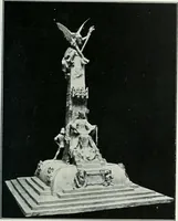 An illustration from L'oeuvre de Puig Cadafalch, architecte, 1896-1904 : architecture, décoration, mobilier, serrurerie, carrelages, &c, & (1904)