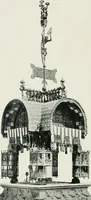 An illustration from L'oeuvre de Puig Cadafalch, architecte, 1896-1904 : architecture, décoration, mobilier, serrurerie, carrelages, &c, & (1904)