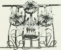 An illustration from L'oeuvre de Puig Cadafalch, architecte, 1896-1904 : architecture, décoration, mobilier, serrurerie, carrelages, &c, & (1904)