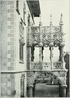 An illustration from L'oeuvre de Puig Cadafalch, architecte, 1896-1904 : architecture, décoration, mobilier, serrurerie, carrelages, &c, & (1904)