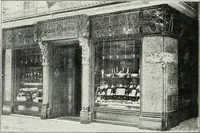 An illustration from L'oeuvre de Puig Cadafalch, architecte, 1896-1904 : architecture, décoration, mobilier, serrurerie, carrelages, &c, & (1904)