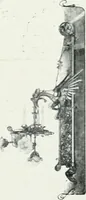 An illustration from L'oeuvre de Puig Cadafalch, architecte, 1896-1904 : architecture, décoration, mobilier, serrurerie, carrelages, &c, & (1904)