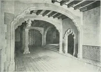 An illustration from L'oeuvre de Puig Cadafalch, architecte, 1896-1904 : architecture, décoration, mobilier, serrurerie, carrelages, &c, & (1904)