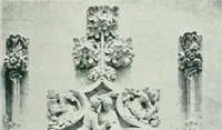 An illustration from L'oeuvre de Puig Cadafalch, architecte, 1896-1904 : architecture, décoration, mobilier, serrurerie, carrelages, &c, & (1904)