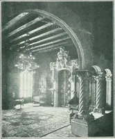 An illustration from L'oeuvre de Puig Cadafalch, architecte, 1896-1904 : architecture, décoration, mobilier, serrurerie, carrelages, &c, & (1904)