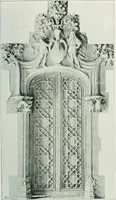 An illustration from L'oeuvre de Puig Cadafalch, architecte, 1896-1904 : architecture, décoration, mobilier, serrurerie, carrelages, &c, & (1904)