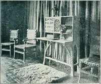 An illustration from L'oeuvre de Puig Cadafalch, architecte, 1896-1904 : architecture, décoration, mobilier, serrurerie, carrelages, &c, & (1904)