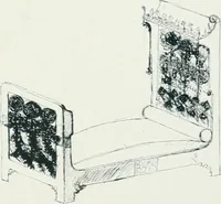 An illustration from L'oeuvre de Puig Cadafalch, architecte, 1896-1904 : architecture, décoration, mobilier, serrurerie, carrelages, &c, & (1904)