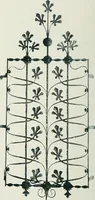 An illustration from L'oeuvre de Puig Cadafalch, architecte, 1896-1904 : architecture, décoration, mobilier, serrurerie, carrelages, &c, & (1904)