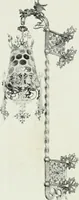 An illustration from L'oeuvre de Puig Cadafalch, architecte, 1896-1904 : architecture, décoration, mobilier, serrurerie, carrelages, &c, & (1904)