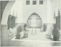 An illustration from L'oeuvre de Puig Cadafalch, architecte, 1896-1904 : architecture, décoration, mobilier, serrurerie, carrelages, &c, & (1904)