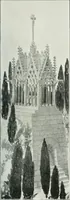 An illustration from L'oeuvre de Puig Cadafalch, architecte, 1896-1904 : architecture, décoration, mobilier, serrurerie, carrelages, &c, & (1904)