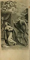 An illustration from L'office de l'église en latin et en français. Contenant l'office de la Vierge pour toute l'année: l'office des dimanches & des fêtes ... Avec une instruction pour les fidelles (1672)