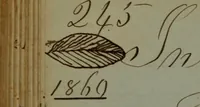 An illustration from [Logbook of the Saratoga (Ship) of New Bedford, Mass.; mastered by Frederick Slocum, kept by Washington Fosdick, on voyage from 3 Nov. 1856-1 June 1860] (1857)