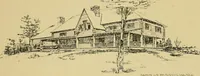 An illustration from Log cabins and cottages; how to build and furnish them (1908)