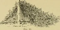 An illustration from Log cabins and cottages; how to build and furnish them (1908)