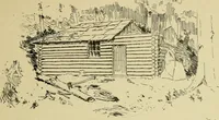 An illustration from Log cabins and cottages; how to build and furnish them (1908)