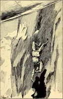 An illustration from The log of the "Flying Fish" : a story of aerial and submarine peril and adventure (1887)