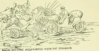 An illustration from The log or diary of our automobile voyage through Maine and the White Mountains (1910)