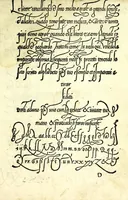 An illustration from Lo presente libro insegna la vera arte delo excelle[n]te scriuere de diuerse varie sorti de litere : lequali se fano p[e]r geometrica ragione & con la presente opera ognuno le potra imparare impochi giorni p[er] lo amaistramento, ragione, & essempli, come qui seguente vederai (1539)