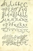 An illustration from Lo presente libro insegna la vera arte delo excelle[n]te scriuere de diuerse varie sorti de litere : lequali se fano p[e]r geometrica ragione & con la presente opera ognuno le potra imparare impochi giorni p[er] lo amaistramento, ragione, & essempli, come qui seguente vederai (1539)