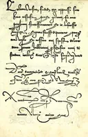 An illustration from Lo presente libro insegna la vera arte delo excelle[n]te scriuere de diuerse varie sorti de litere : lequali se fano p[e]r geometrica ragione & con la presente opera ognuno le potra imparare impochi giorni p[er] lo amaistramento, ragione, & essempli, come qui seguente vederai (1539)