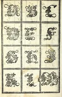 An illustration from Lo presente libro insegna la vera arte delo excelle[n]te scriuere de diuerse varie sorti de litere : lequali se fano p[e]r geometrica ragione & con la presente opera ognuno le potra imparare impochi giorni p[er] lo amaistramento, ragione, & essempli, come qui seguente vederai (1539)
