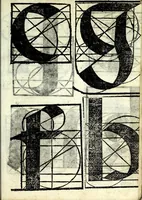 An illustration from Lo presente libro insegna la vera arte delo excelle[n]te scriuere de diuerse varie sorti de litere : lequali se fano p[e]r geometrica ragione & con la presente opera ognuno le potra imparare impochi giorni p[er] lo amaistramento, ragione, & essempli, come qui seguente vederai (1539)