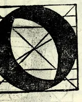 An illustration from Lo presente libro insegna la vera arte delo excelle[n]te scriuere de diuerse varie sorti de litere : lequali se fano p[e]r geometrica ragione & con la presente opera ognuno le potra imparare impochi giorni p[er] lo amaistramento, ragione, & essempli, come qui seguente vederai (1539)