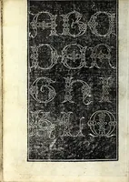 An illustration from Lo presente libro insegna la vera arte delo excelle[n]te scriuere de diuerse varie sorti de litere : lequali se fano p[e]r geometrica ragione & con la presente opera ognuno le potra imparare impochi giorni p[er] lo amaistramento, ragione, & essempli, come qui seguente vederai (1539)