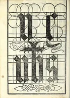 An illustration from Lo presente libro insegna la vera arte delo excelle[n]te scriuere de diuerse varie sorti de litere : lequali se fano p[e]r geometrica ragione & con la presente opera ognuno le potra imparare impochi giorni p[er] lo amaistramento, ragione, & essempli, come qui seguente vederai (1539)